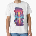 Neon Cyberpunk Cityscape – Retro Synthwave Art by jhharoon