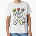 Save The Bees Flowers Honey Bee Decline Clipart by MrEddie10