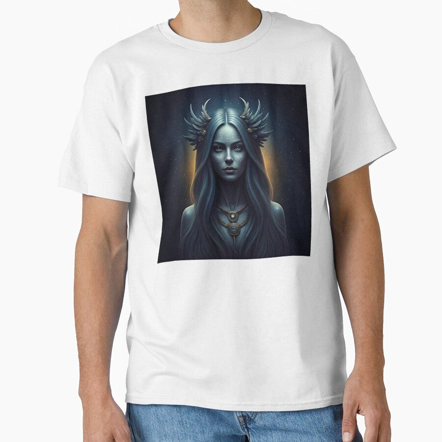 Celestial Enchantress – Cosmic Fairy Portrait by JaroPrints