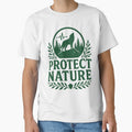 Protect Nature – Wolf in the Forest – Eco Illustration by MK-WOOD