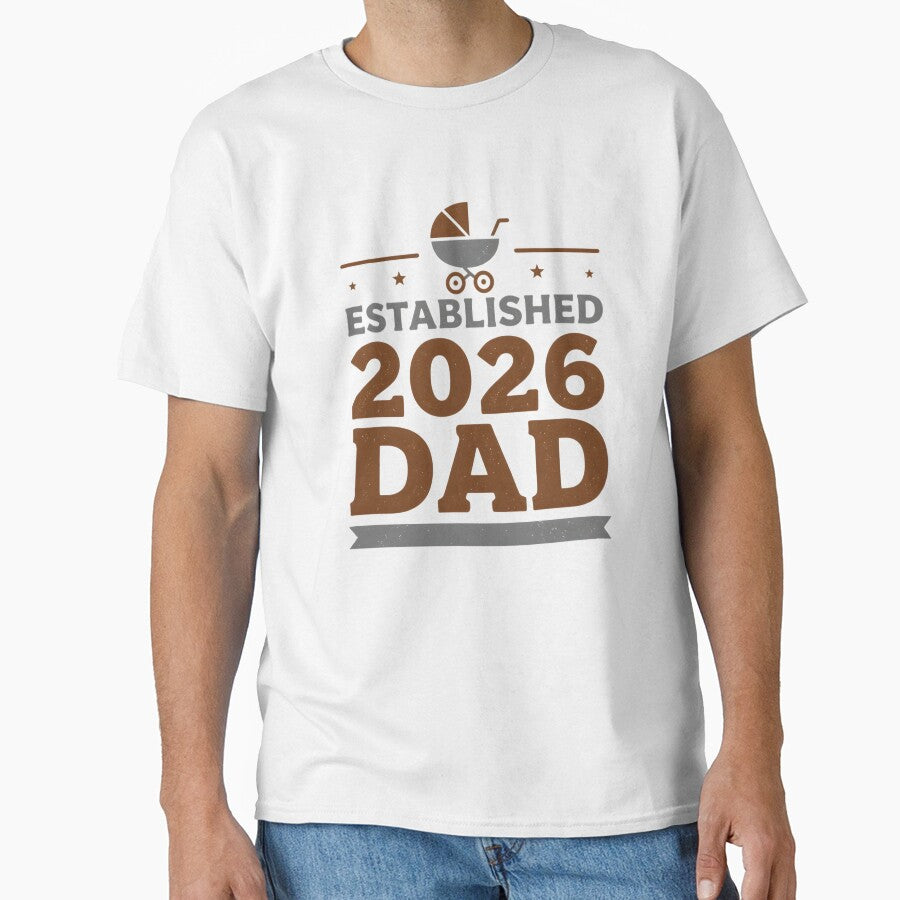Established 2026 Dad Vintage New Father Coffee Mug Gift by FestivityFinds