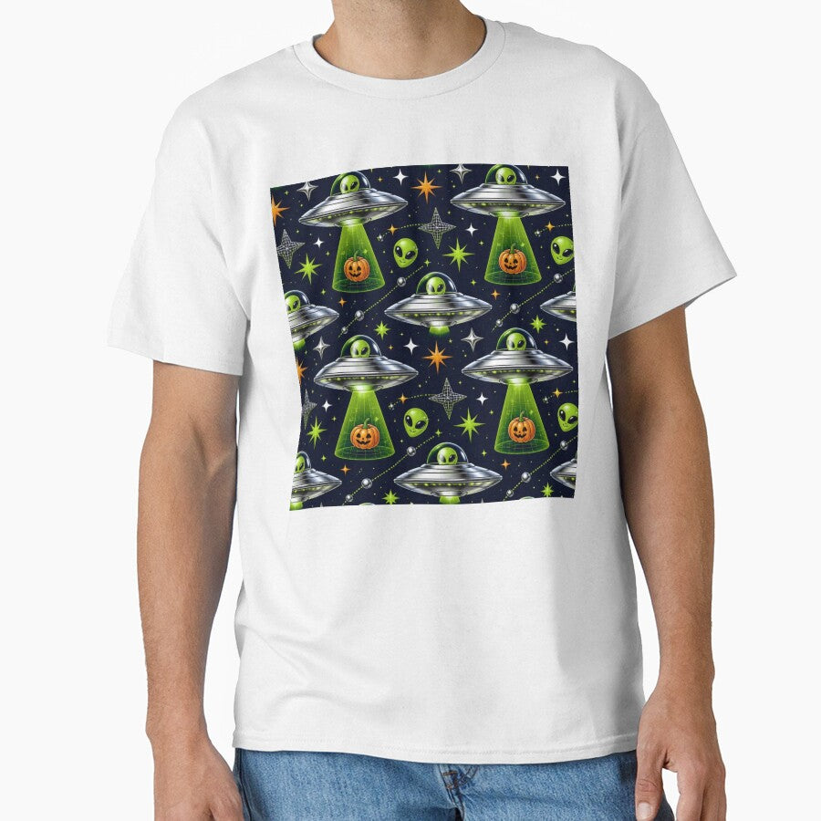 Y2K Retro Futuristic UFO Alien Halloween Abduction by StickyGuys
