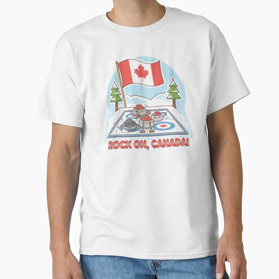 Kawaii Canada Curling Rocks – Cute Canadian Sports by Ink & Co