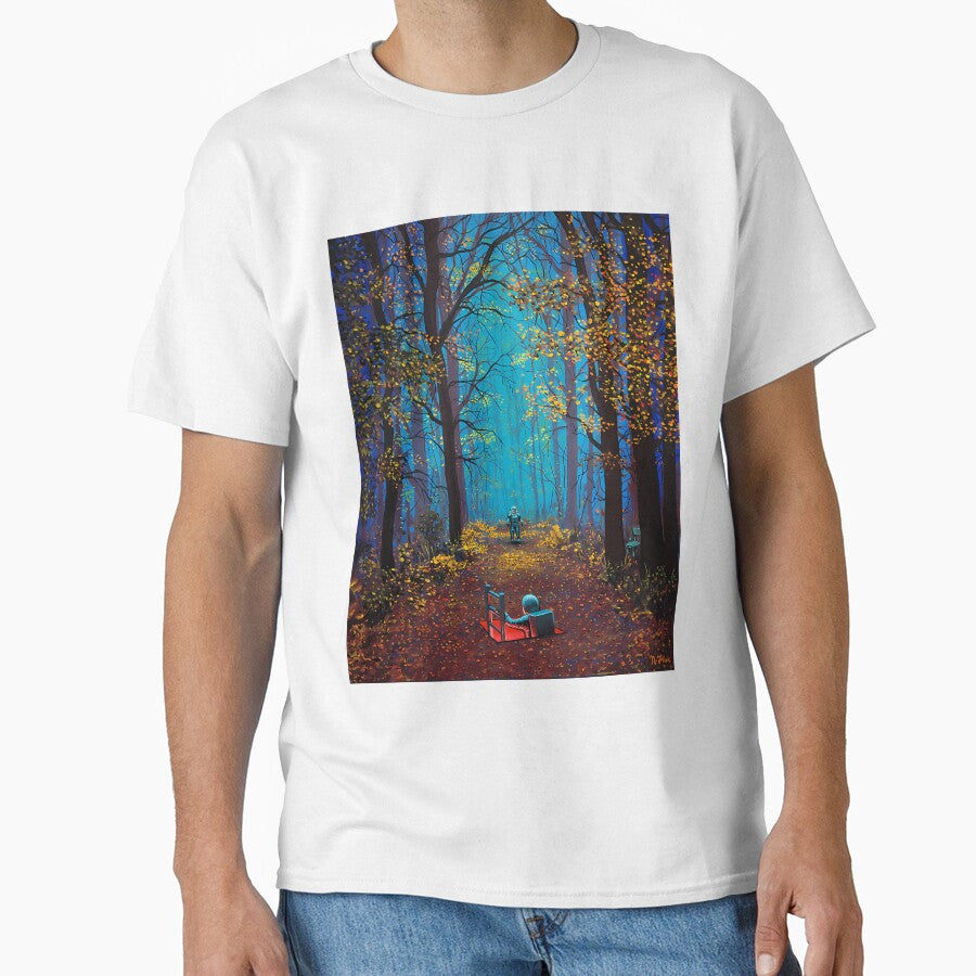 Eerie Liminal Space Autumn Forest Path by snbavrey64