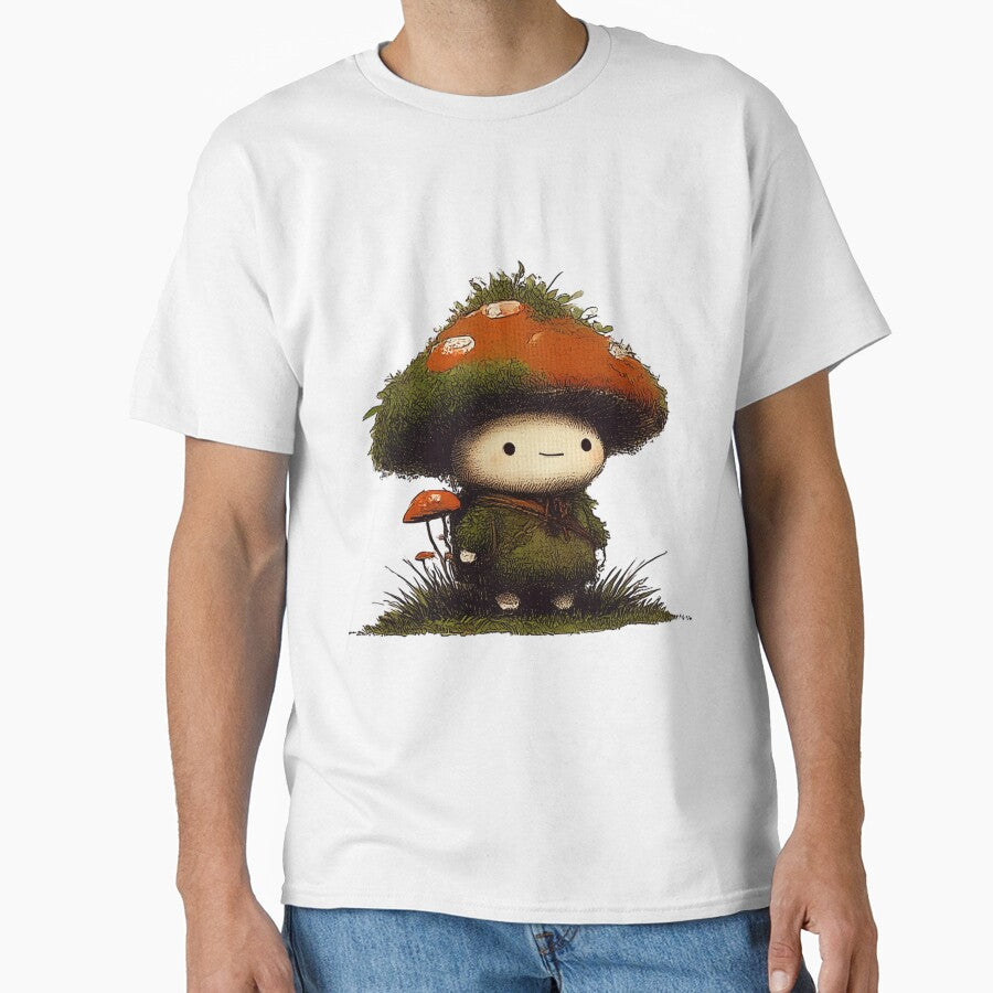 Whimsical Cottagecore Mushroom Creature Sticker by Ai Enchanted Art | Cottagecore • Whimsigoth • Aesthetic Designs