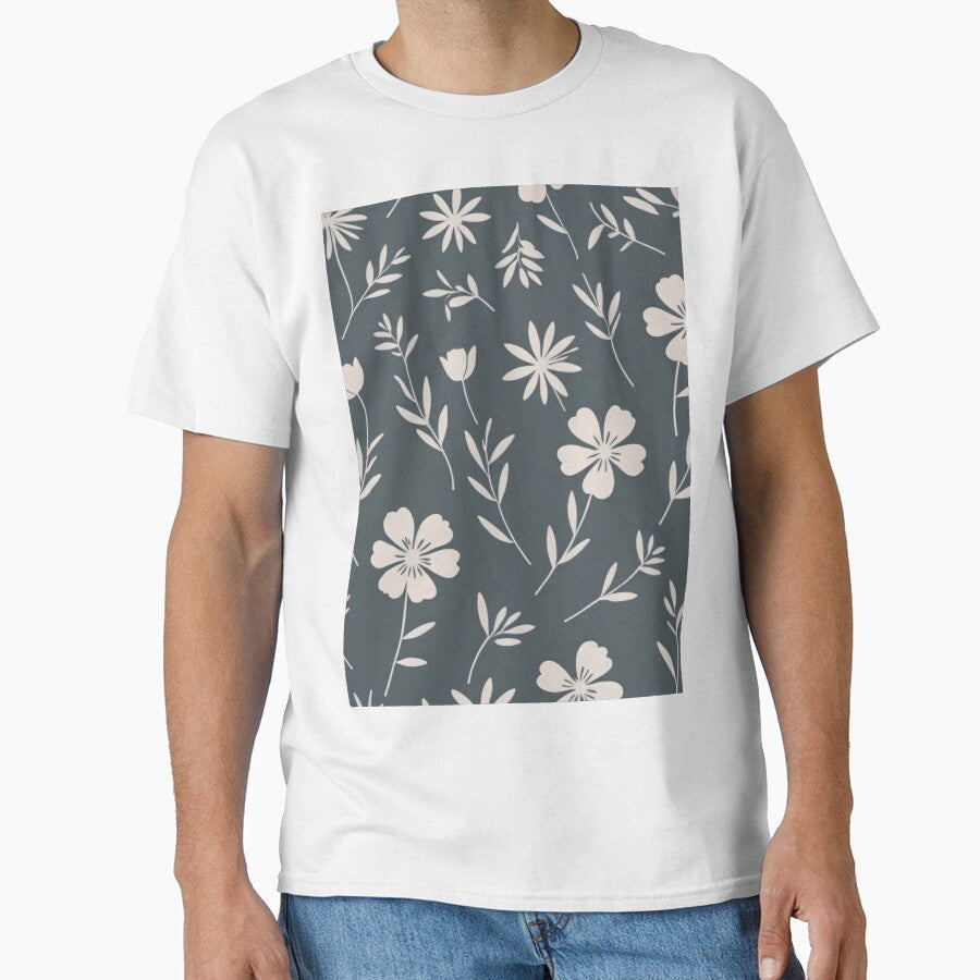 Minimalist Silhouettes Floral Pattern by SeamPix