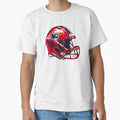 Cute Pixel American Football Helmet in Red by BankMano