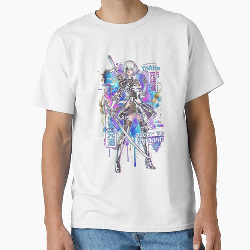 2B NieR Automata Vaporwave Synthwave Blindfold Aesthetic Icon by Senpaiwaves
