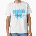 Mama Est 2026 Blue Varsity Typography with Polka Dot Bow Graphic by DesignArtist.ia