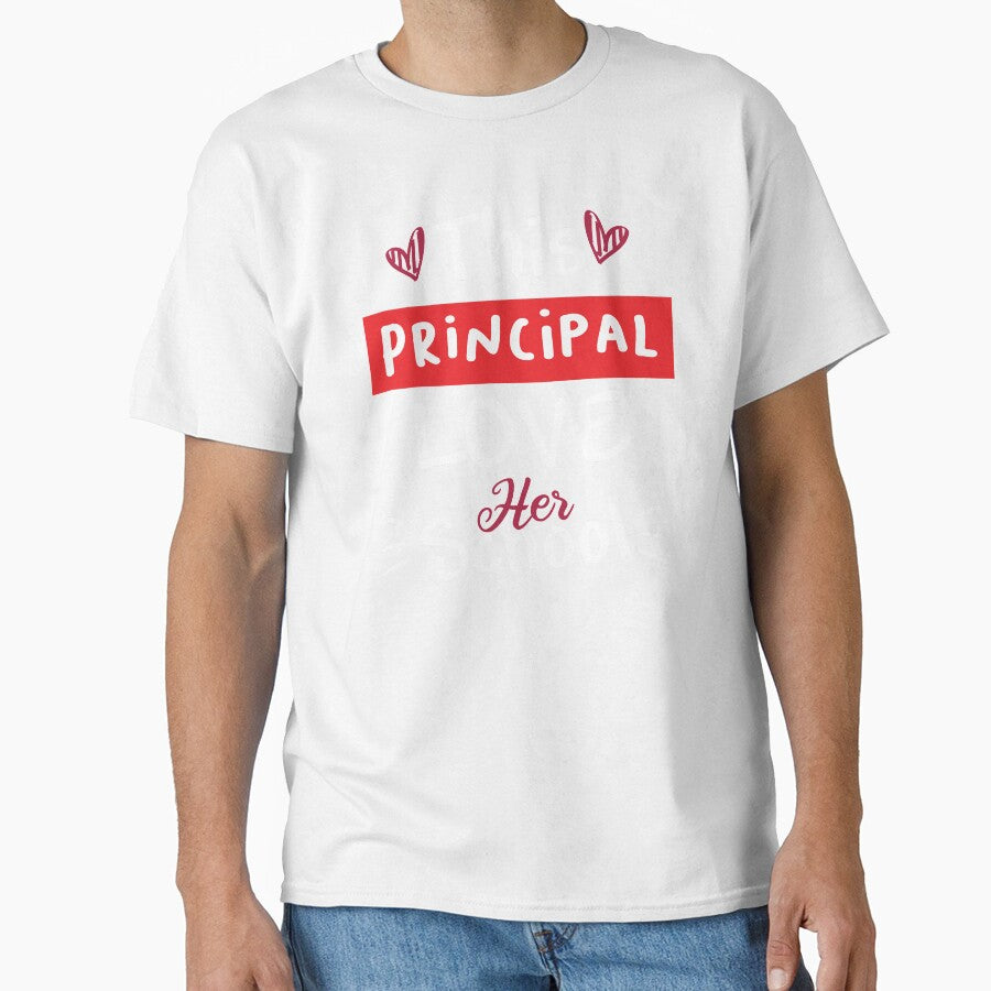 Women's This Principal Loves Her School, funny principal by Loukman-Badri