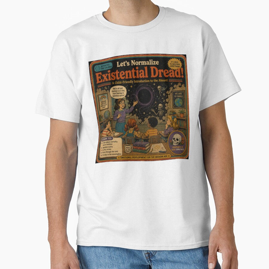 Let’s Normalize Existential Dread – Retro Dark Humor Absurdist Vintage Design by 4TinyPaws