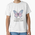 Change Takes Time – Inspirational Butterfly Quote by LaserKey