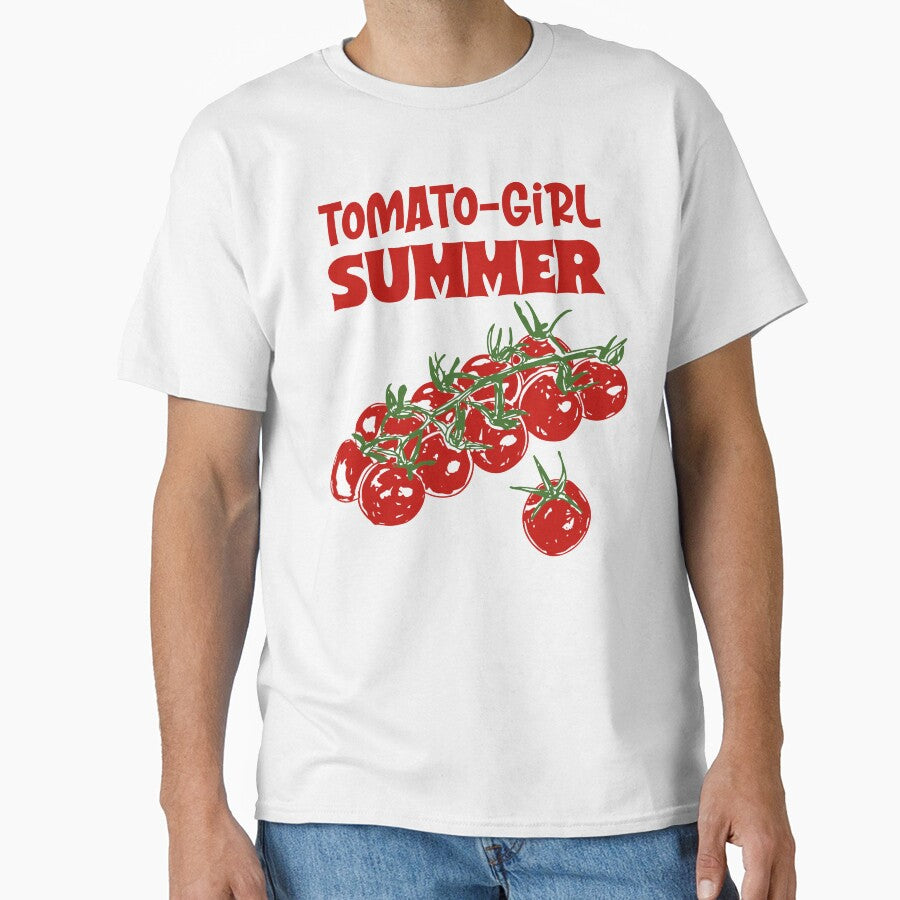 Tomato Girl Summer Aesthetic Illustration by MaiZephyr