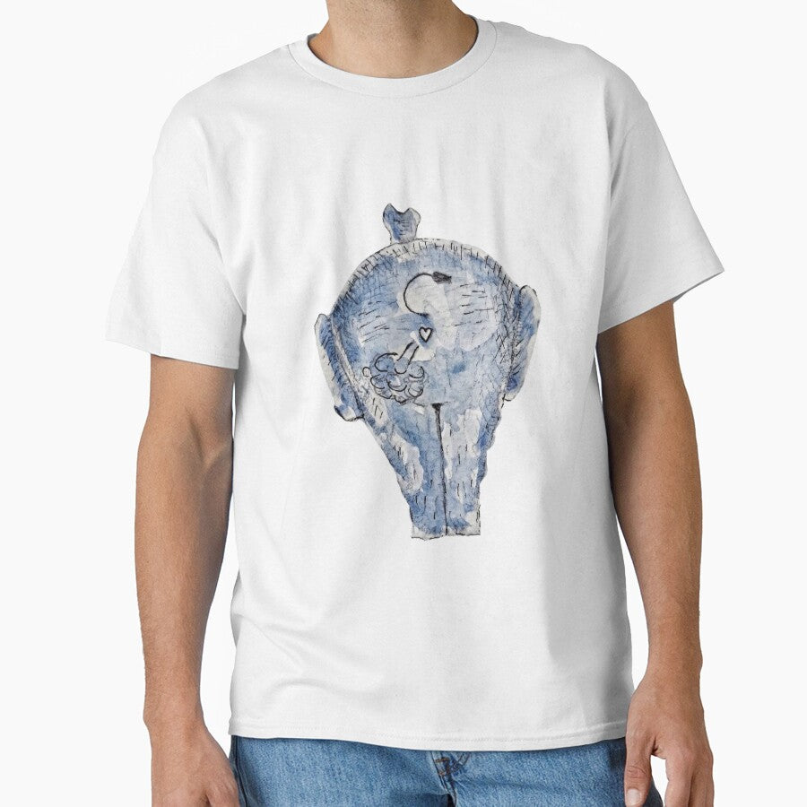 Authentic PM2.5 Elephant – Minimal Deadpan Illustration - Transparent Background by Rak Scenist