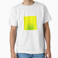 Modern Yellow and Green Halftone Triangle Gradient Pattern by PixelParinda