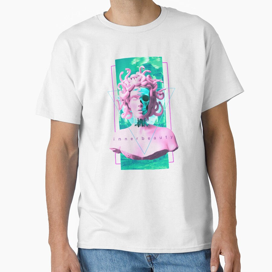 Vaporwave Aesthetic Medusa Statue Art Retro Japanese Otaku by Hitagivapor