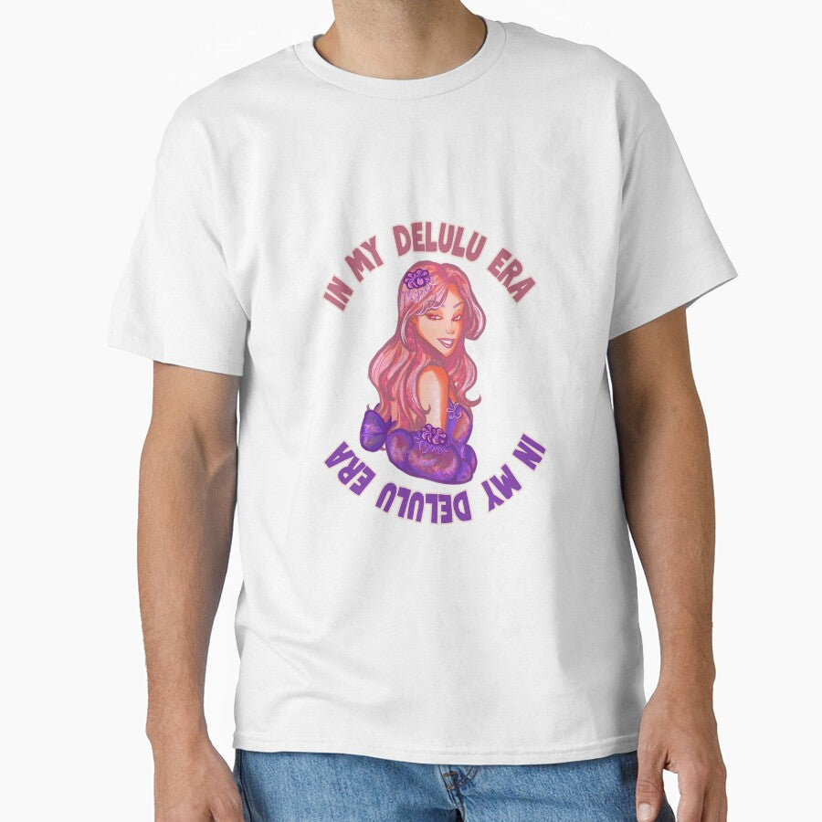 In My Delulu Era - Preppy Pink Hair Girl by BluwTuwip