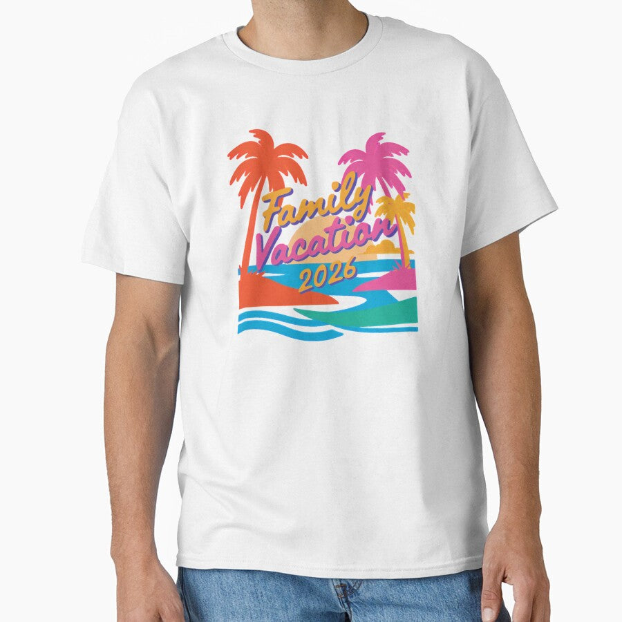 Family Vacation 2026 Beach Sunset Palm Trees by PRfoxy