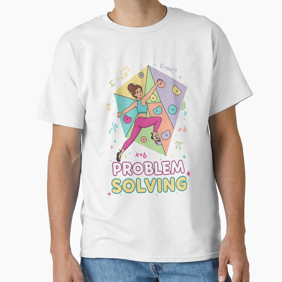 Problem Solving Climbing Math Fun Rock Bouldering by LuminOrb