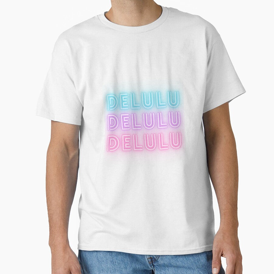 DELULU NEON LIGHTS blue, purple, pink by zvizdetss
