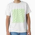 Y2K Danish Pastel Green Checkerboard Pattern by Sarah Eichert