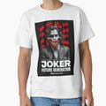 "Man with Chaotic Red Text & Dark Humor – Future Generation Aesthetic" by Colorful-Garden
