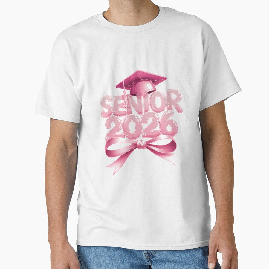 Graduation 2026 Senior 2026 Class of 2026 Coquette Pink by AsteriskDatBArt
