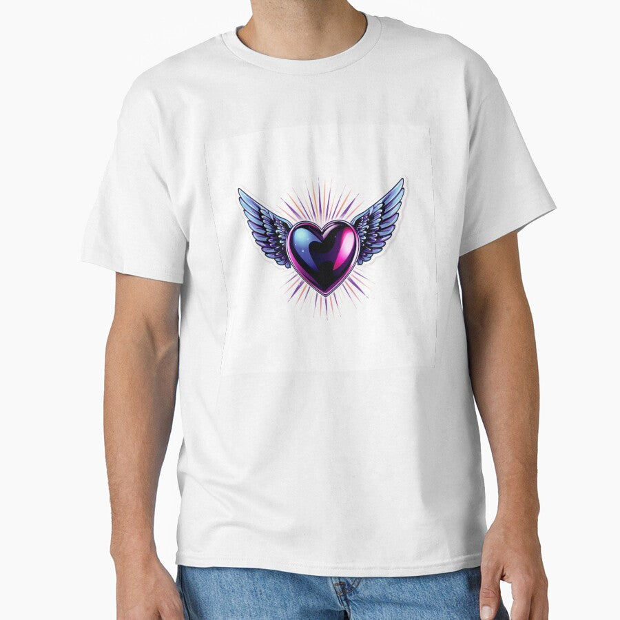 Y2K Aesthetic Chrome Heart Sticker Cyberpunk 2000s by Gulele7