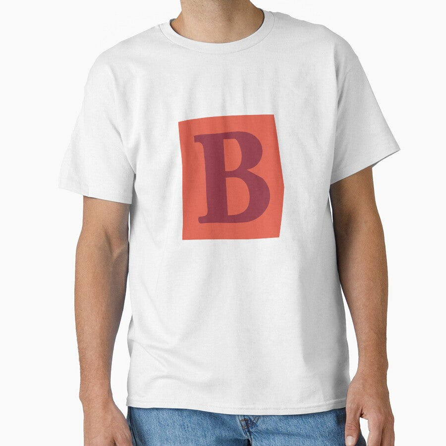 Letter B - Colorful Cutout Paper Collage Alphabet Initial by uncoXab