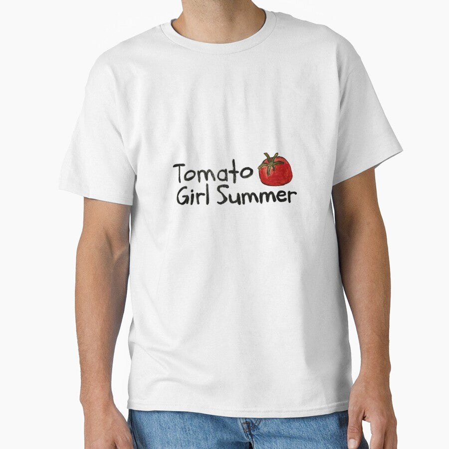 Tomato Girl Summer – Watercolor Tomato Aesthetic Design by LaurenPaints