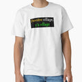 Derrière Village y'a Village African Street Slang Quote in Ivory Coast Flag Colours by Tony Cisse