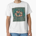 Merry Ottermas, Christmas T-Shirt by NicolasGlowArt