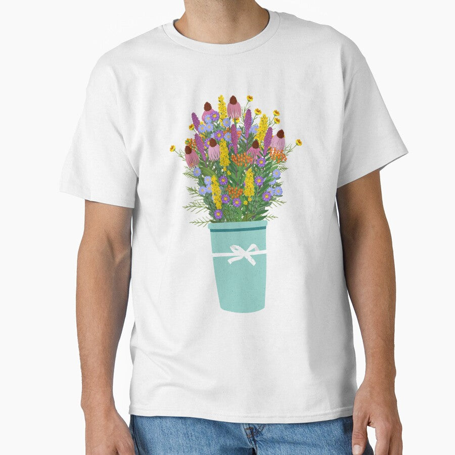 Bouquet of Native Flowers in Sky Blue by Bittersweet Gardener