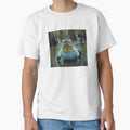 Vintage Alligator in a Blue Shirt – Deadpan Analog Animal Photography by Otaku Style
