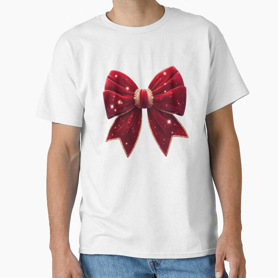 Cute Red Coquette Bow, Christmas by stylishdzign