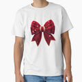 Cute Red Coquette Bow, Christmas by stylishdzign