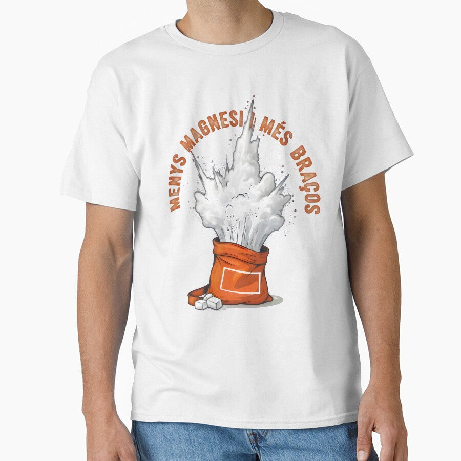 Less Chalk More Arms - Explosive Climbing Chalk Bag Art by LoopassVD