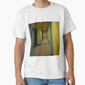 Liminal Space Yellow Wallpaper Eerie Doors by qnvpewhwim55