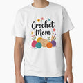 Crochet Mom colorful yarn art with floral accents by LuloCreative