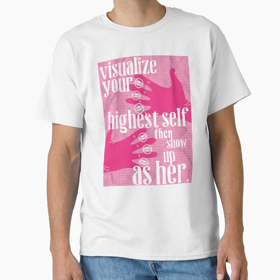 VISUALIZE YOUR HIGHEST SELF - pink by Julia Santos