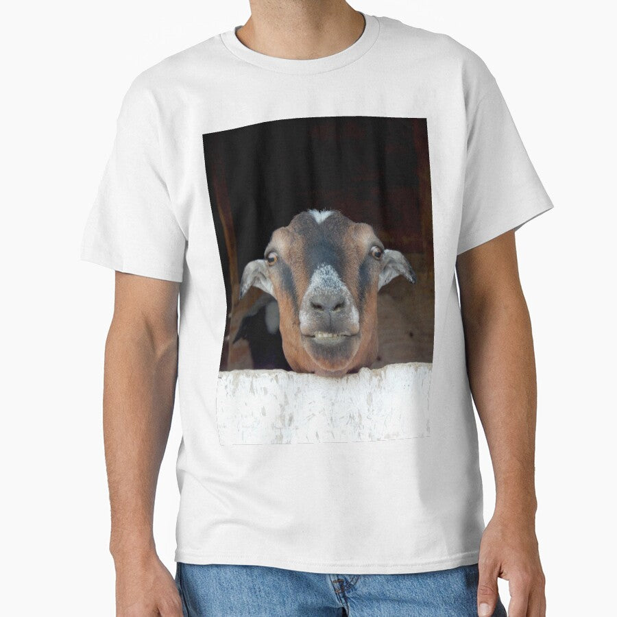 This is my happy face funny goat by Stephanie  Skeem