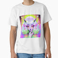 Bright Neon Alien Anime Girl by bubblegoth