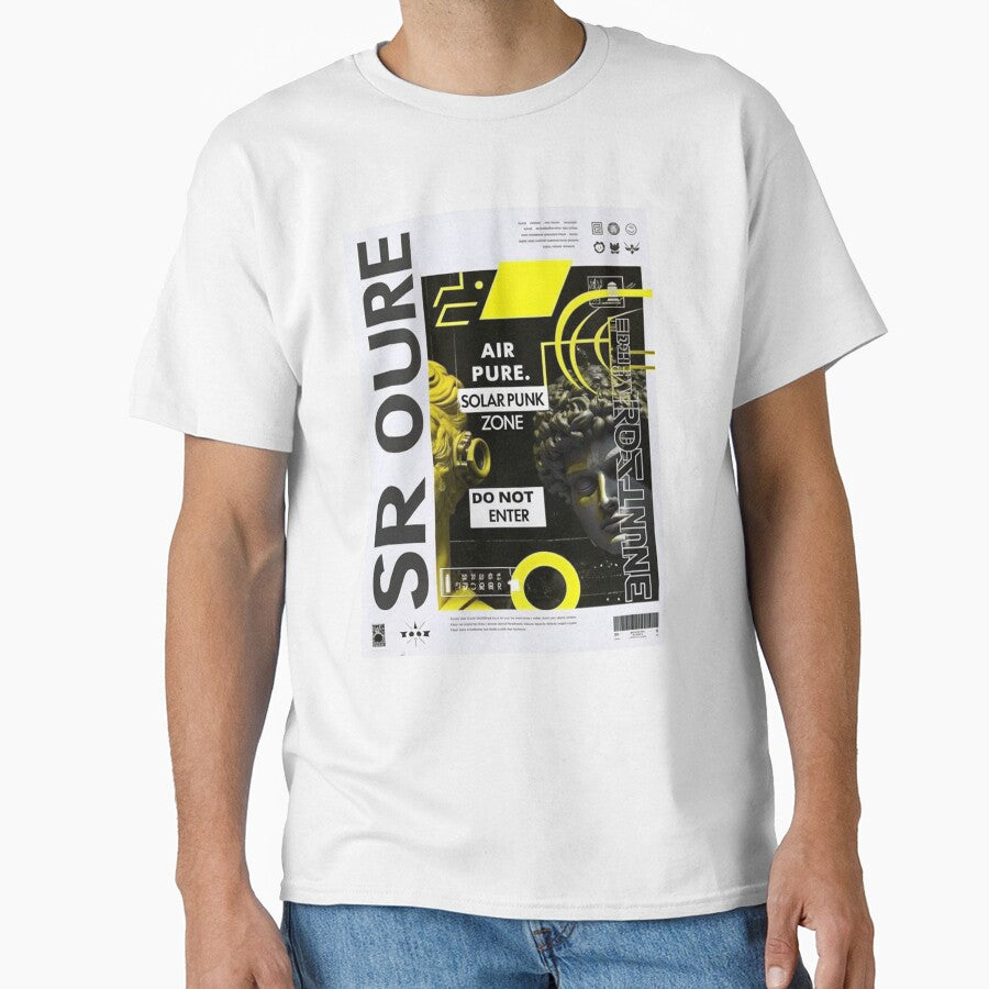 Solarpunk Poster Pure Zone by Raw-Ink