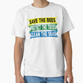 SAVE THE BEES PROTECT THE TREES CLEAN THE SEAS by SenYou