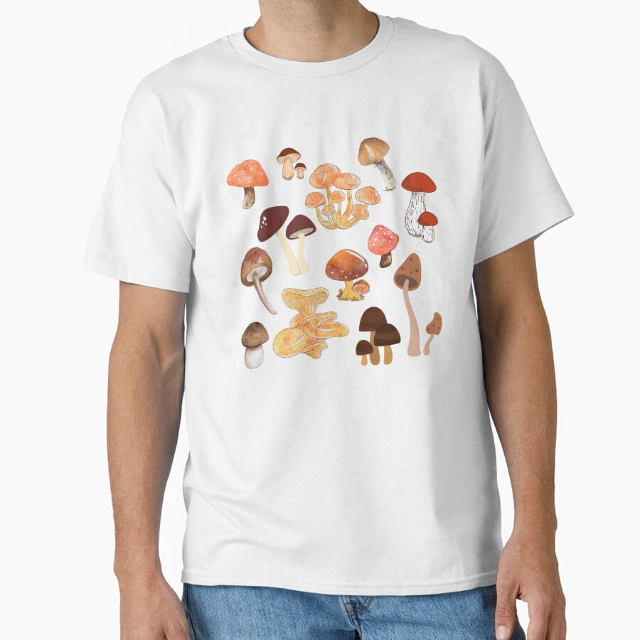 Just Shrooms Cottagecore Mushrooms Illustration by MiaDelelai