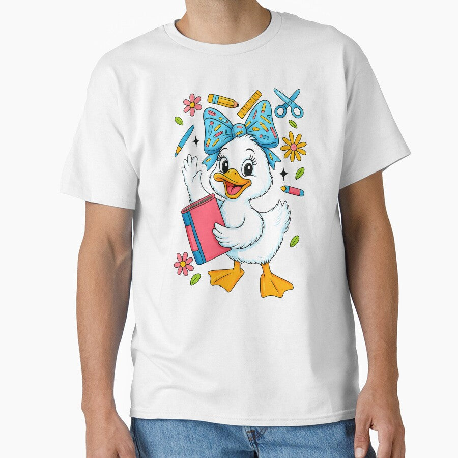 Coquette Silly Goose Teacher Preppy Floral Back to School by diyoor
