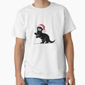 Christmas Otter T-Shirt by NicolasGlowArt