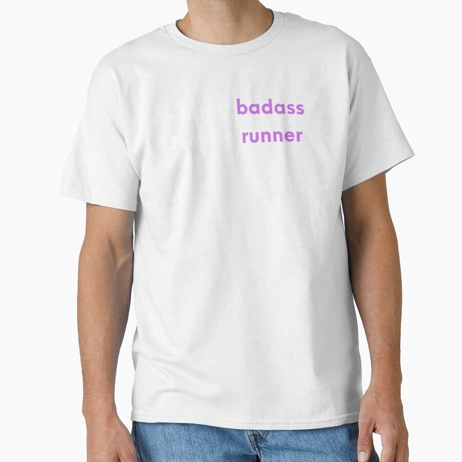 Strong Female Badass Runner by Runner's High
