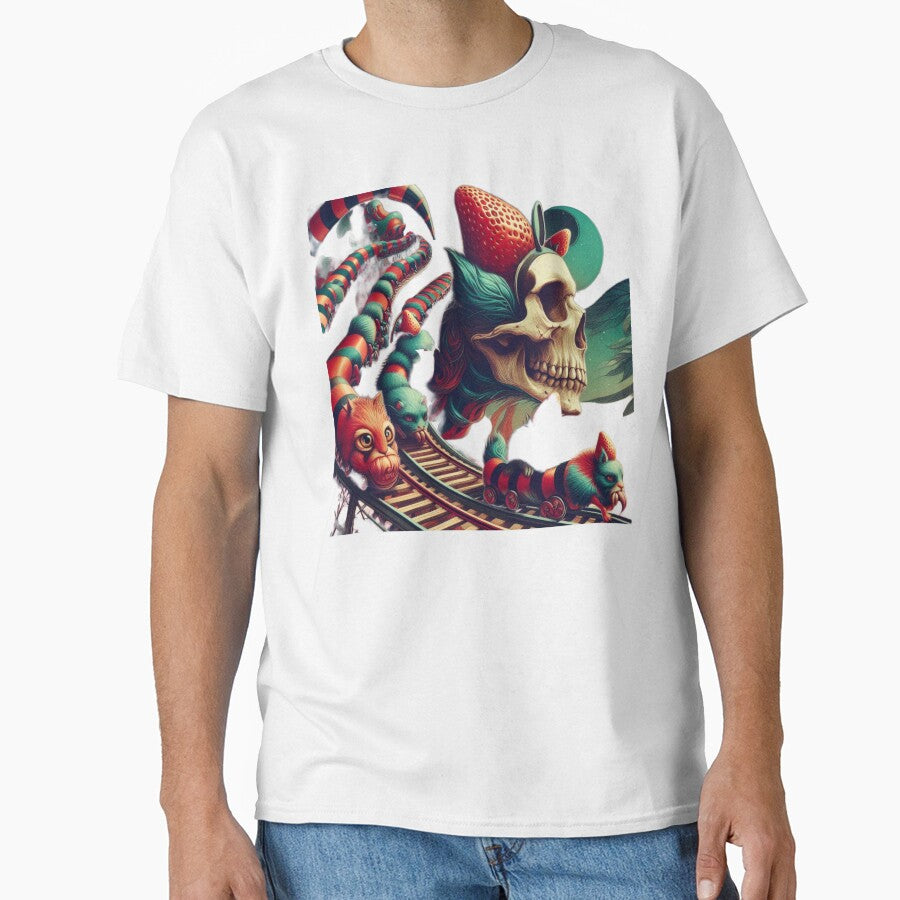 Strawberry Skull and Cat Head Rollercoaster Track by LujziWorld