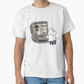 Cute Cat Creating a Pixel Avatar Retro Internet Y2K Nostalgia by TrxshWear